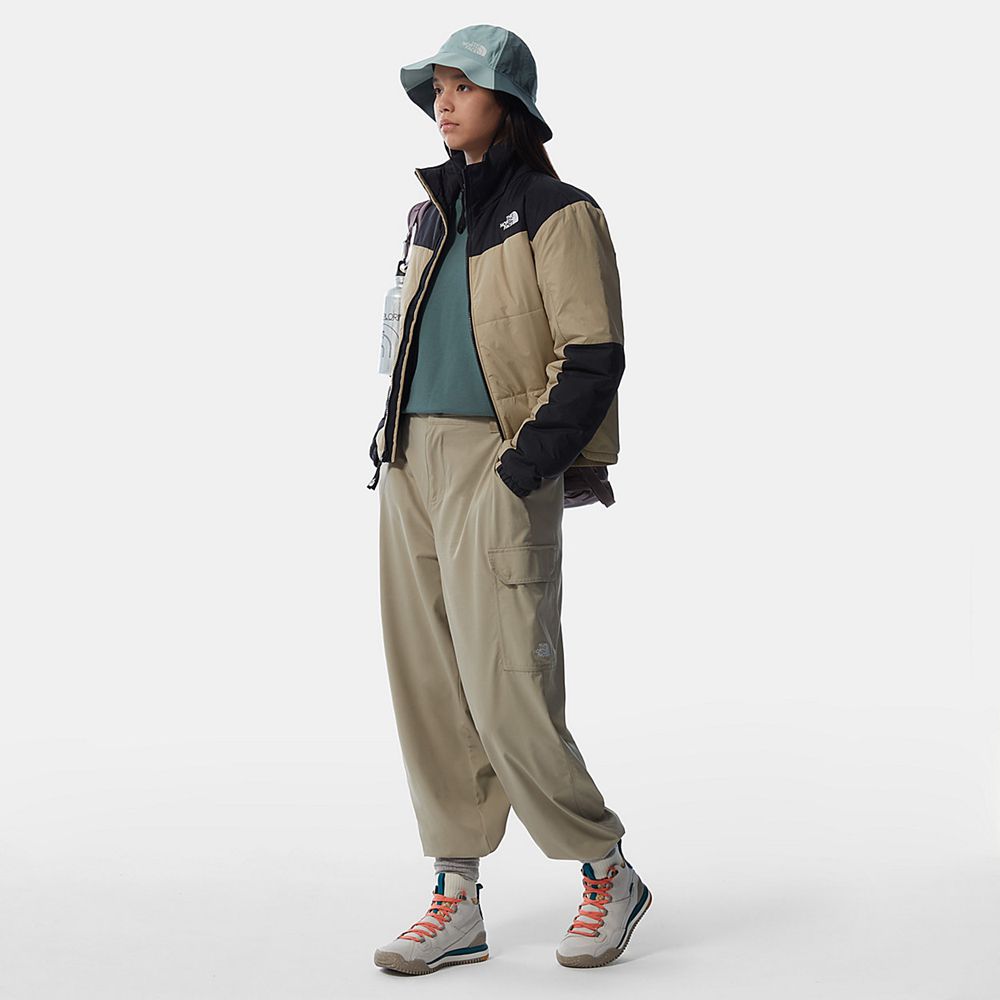 The North Face Pants Womens Australia - The North Face Karakash Cargo Khaki (BYF-759328)